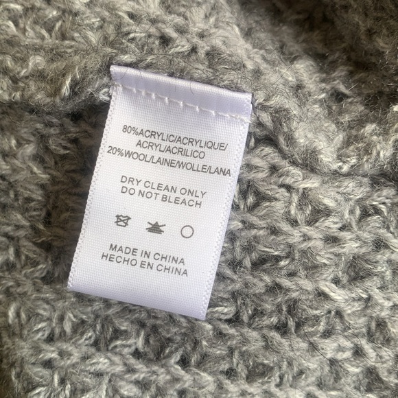 Anthropologie Moth Rocia Ruffle Trim Cardigan in Grey - Picture 12 of 12